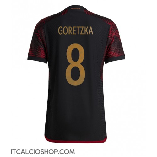 Germania Leon Goretzka #8 Seconda Maglia Mondiali 2022 Manica Corta